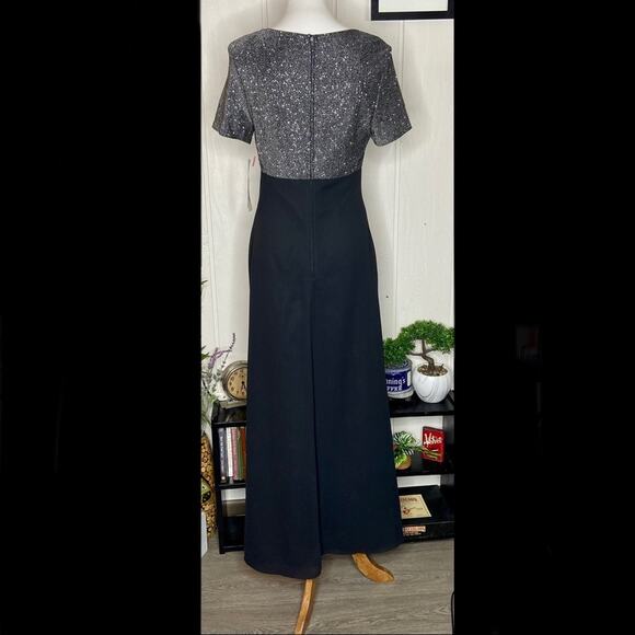 NWT Onyx Nite by Wendye Chaitin Sparkle Dress (Size 12) - Picture 2 of 8